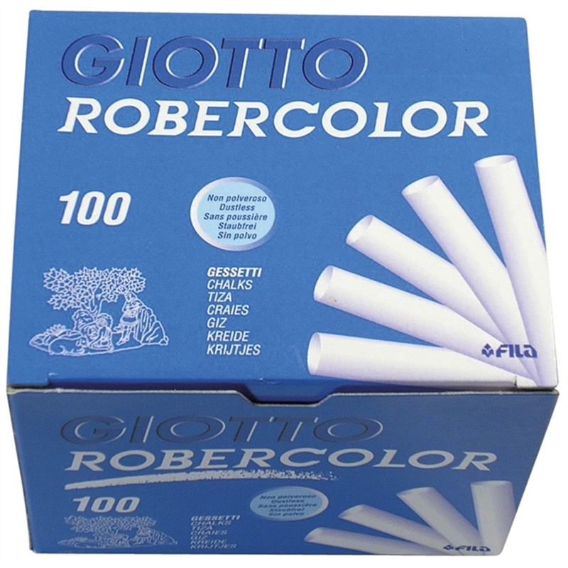 giotto-tafelkreide-robercolor-rund-10-mm-schreibfarbe-weiss-100-stueck