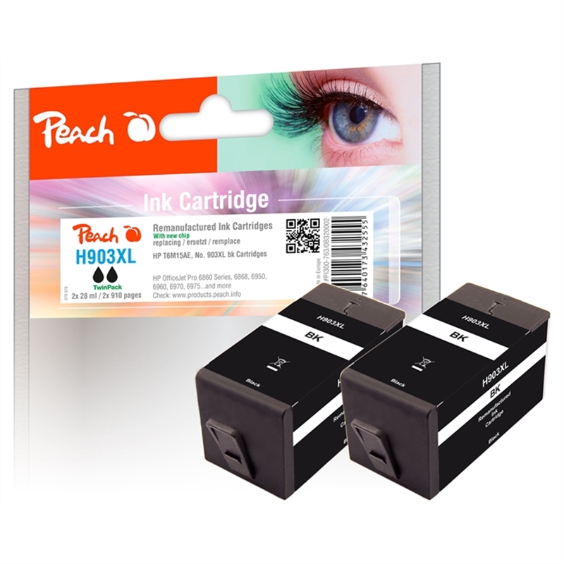 peach-doppelpack-tintenpatrone-schwarz-hc-kompatibel-zu-hp-no-903xl-t6m15ae