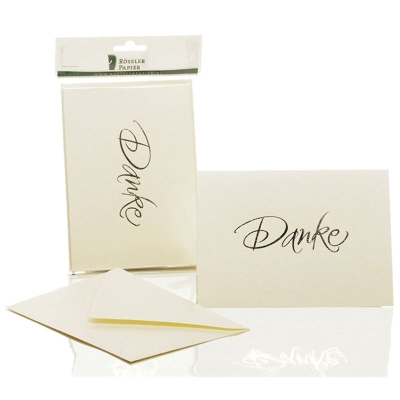 roessler-papier-briefkarte-danke-b6-hd-5-karten/5-umschlaege-candle