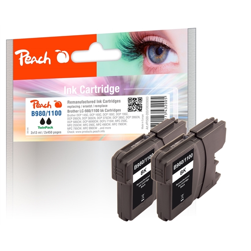 peach-doppelpack-tintenpatronen-schwarz-kompatibel-zu-brother-lc-980-lc-1100bk-2