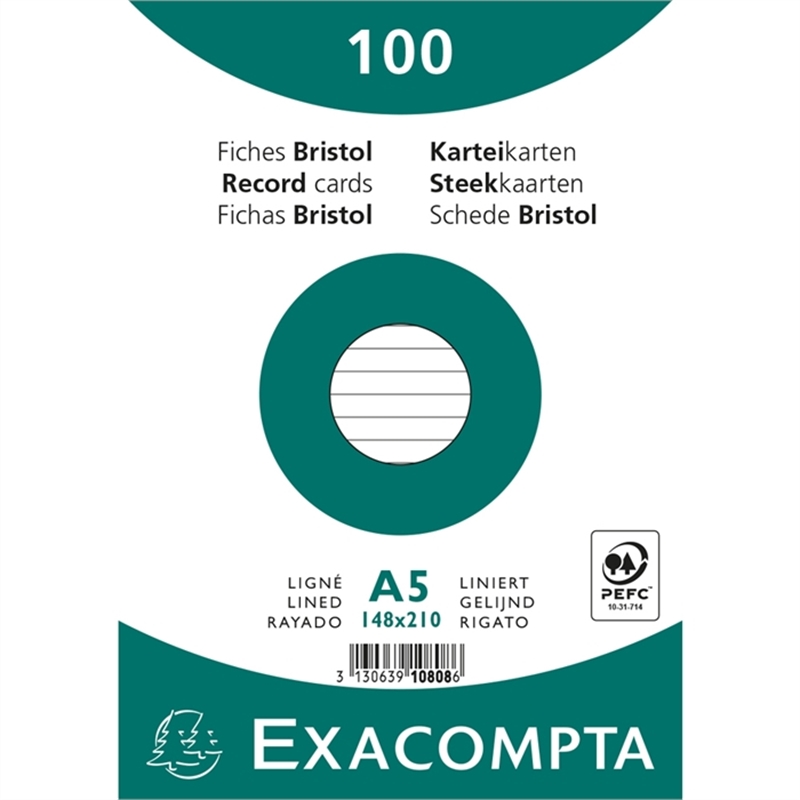 exacompta-karteikarte-liniert-a5-karton-205-g/m-weiss-100-stueck