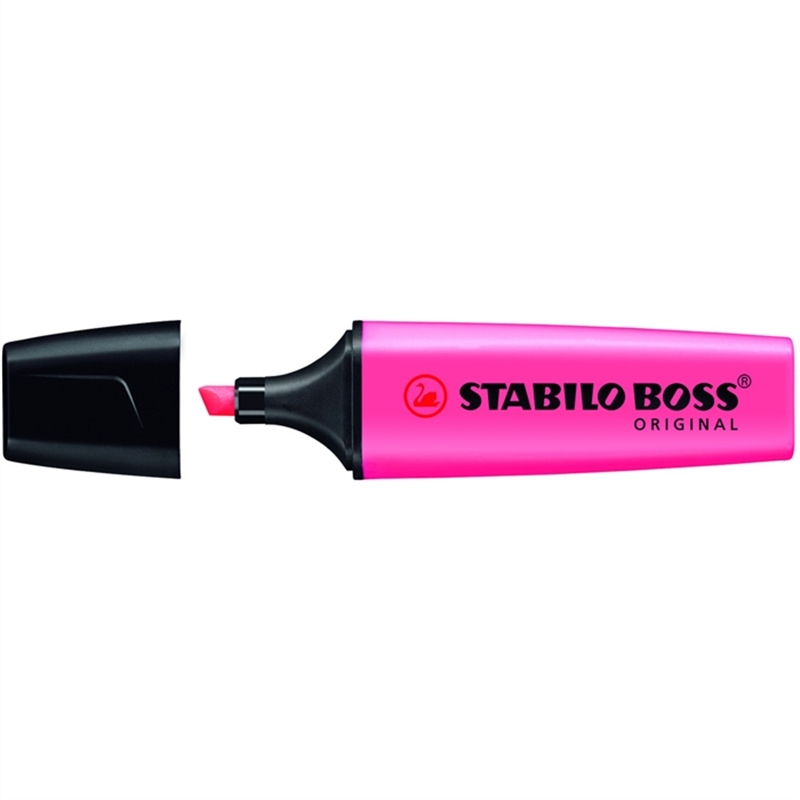 stabilo-textmarker-boss-original-nachfuellbar-ksp-2-5mm-schreibf-pink-10-er-pack