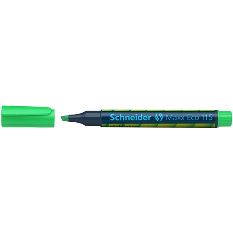 schneider-textmarker-maxx-115-nachfuellbar-keilspitze-1-4-mm-schreibfarbe-gruen