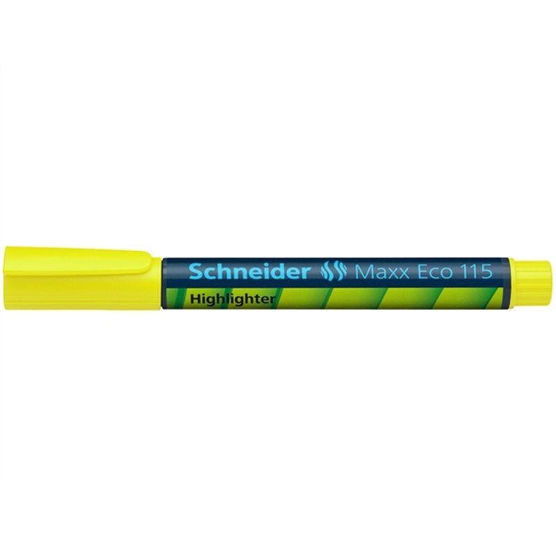schneider-textmarker-maxx-115-nachfuellbar-keilspitze-1-4-mm-schreibfarbe-gelb