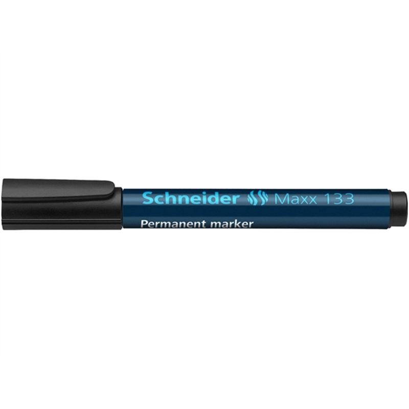 schneider-permanentmarker-maxx-133-nachfuellbar-keilspitze-1-4-mm-schaftfarbe-schwarz-schreibfarbe-schwarz