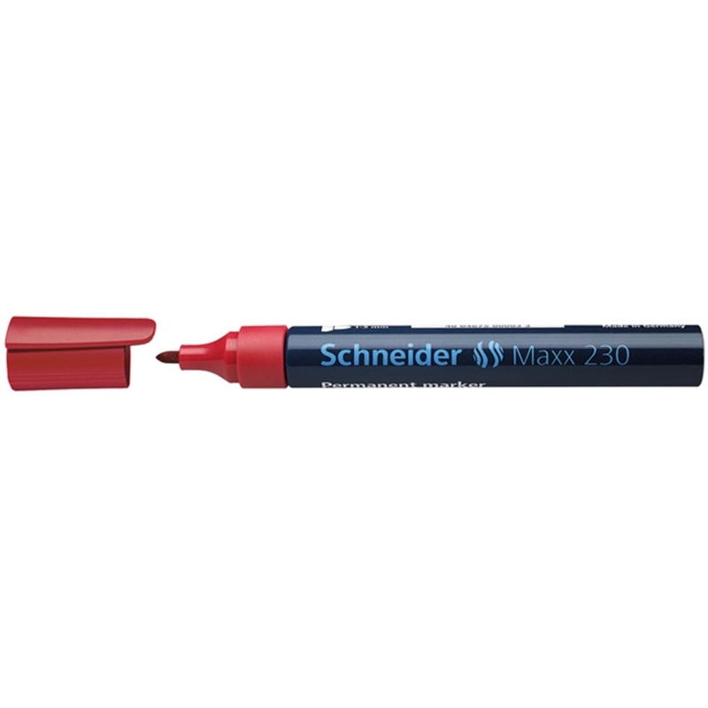 schneider-permanentmarker-230-rundspitze-1-3-mm-schreibfarbe-rot