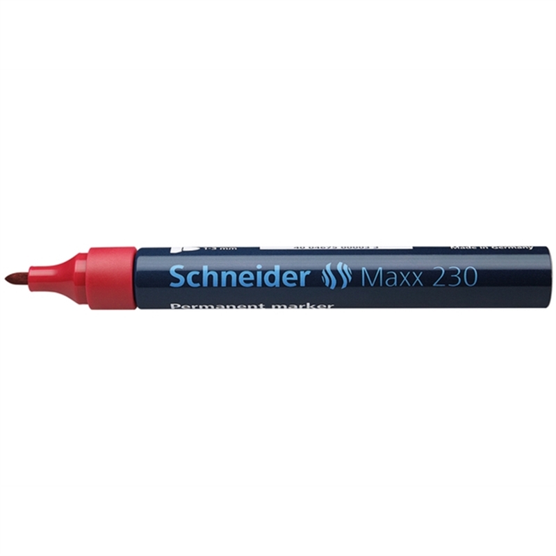 schneider-permanentmarker-230-rundspitze-1-3-mm-schreibfarbe-rot