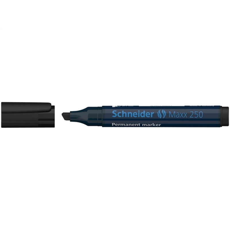 schneider-permanentmarker-250-nachfuellbar-keilspitze-2-7-mm-schreibfarbe-schwarz