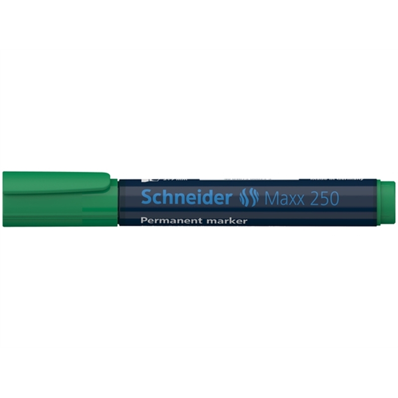 schneider-permanentmarker-250-nachfuellbar-keilspitze-2-7-mm-schreibfarbe-gruen