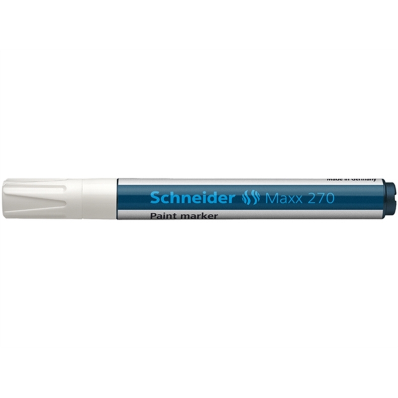 schneider-lackmarker-paint-marker-270-rundspitze-1-3-mm-schaftfarbe-weiss-schreibfarbe-weiss