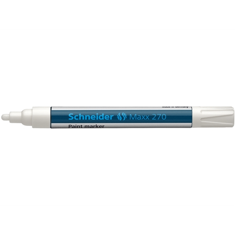 schneider-lackmarker-paint-marker-270-rundspitze-1-3-mm-schaftfarbe-weiss-schreibfarbe-weiss