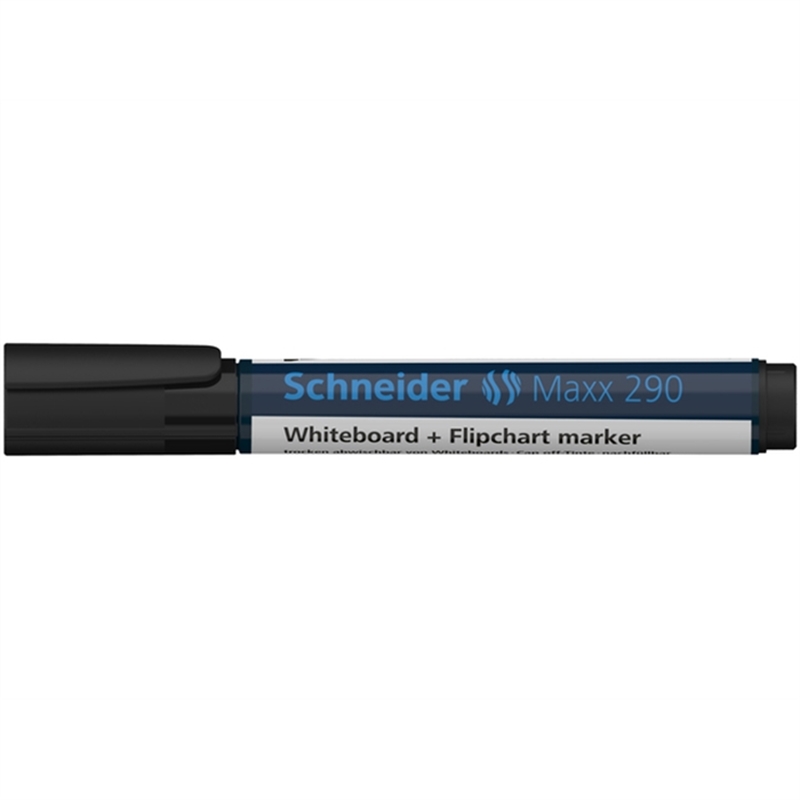 schneider-boardmarker-maxx-290-nachfuellbar-rundspitze-2-3-mm-schreibfarbe-schwarz