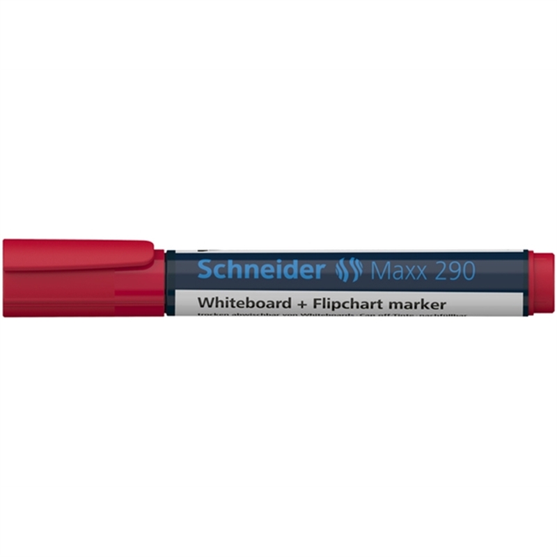 schneider-boardmarker-maxx-290-nachfuellbar-rundspitze-2-3-mm-schreibfarbe-rot