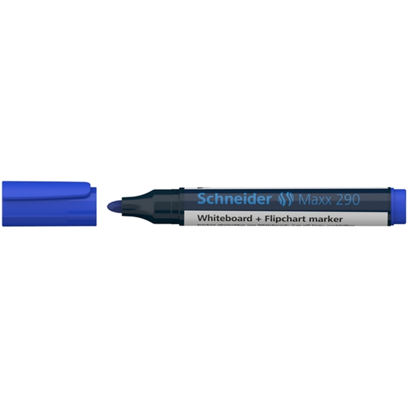 schneider-boardmarker-maxx-290-nachfuellbar-rundspitze-2-3-mm-schreibfarbe-blau