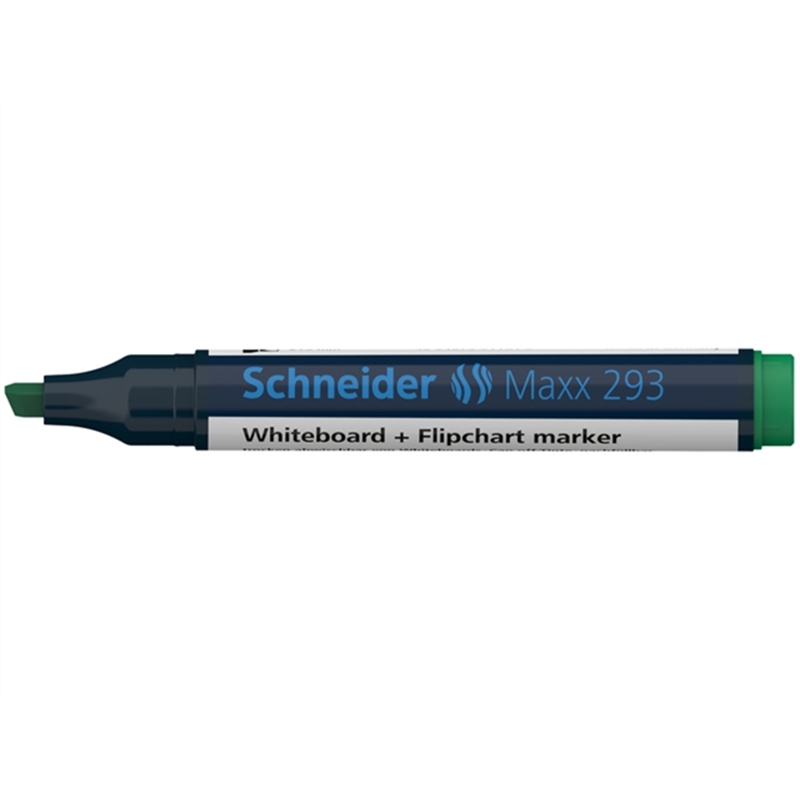 schneider-boardmarker-maxx-293-nachfuellbar-keilspitze-2-5-mm-schreibfarbe-gruen
