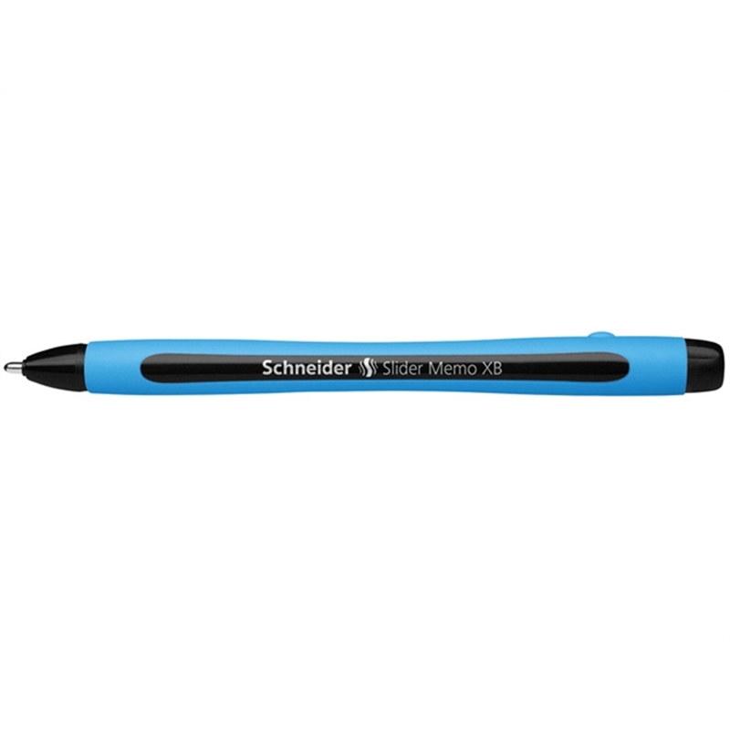 schneider-kugelschreiber-slider-memo-mit-kappe-xb-1-4-mm-schreibfarbe-schwarz