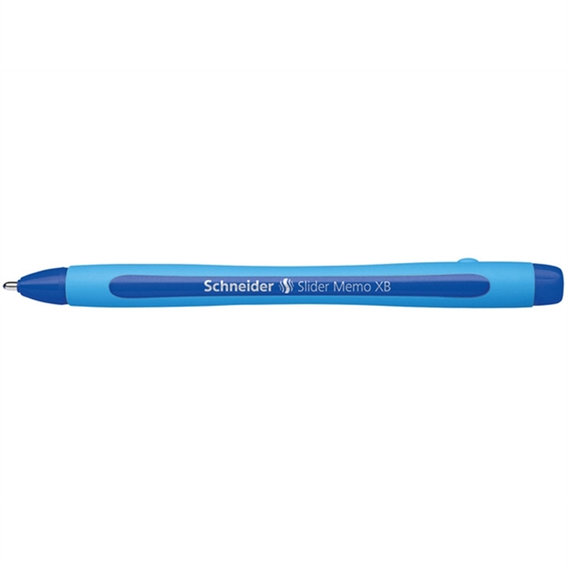 schneider-kugelschreiber-slider-memo-mit-kappe-xb-1-4-mm-schreibfarbe-blau