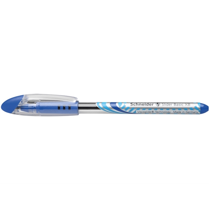 schneider-kugelschreiber-slider-basic-mit-kappe-xb-0-7-mm-schreibfarbe-blau