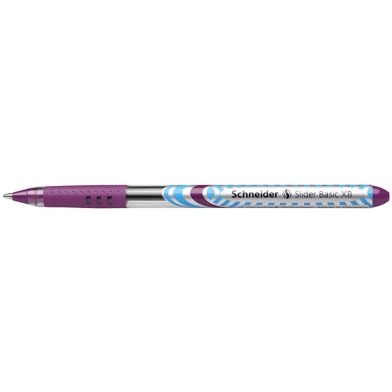 schneider-kugelschreiber-slider-basic-mit-kappe-xb-0-7-mm-schreibfarbe-violett