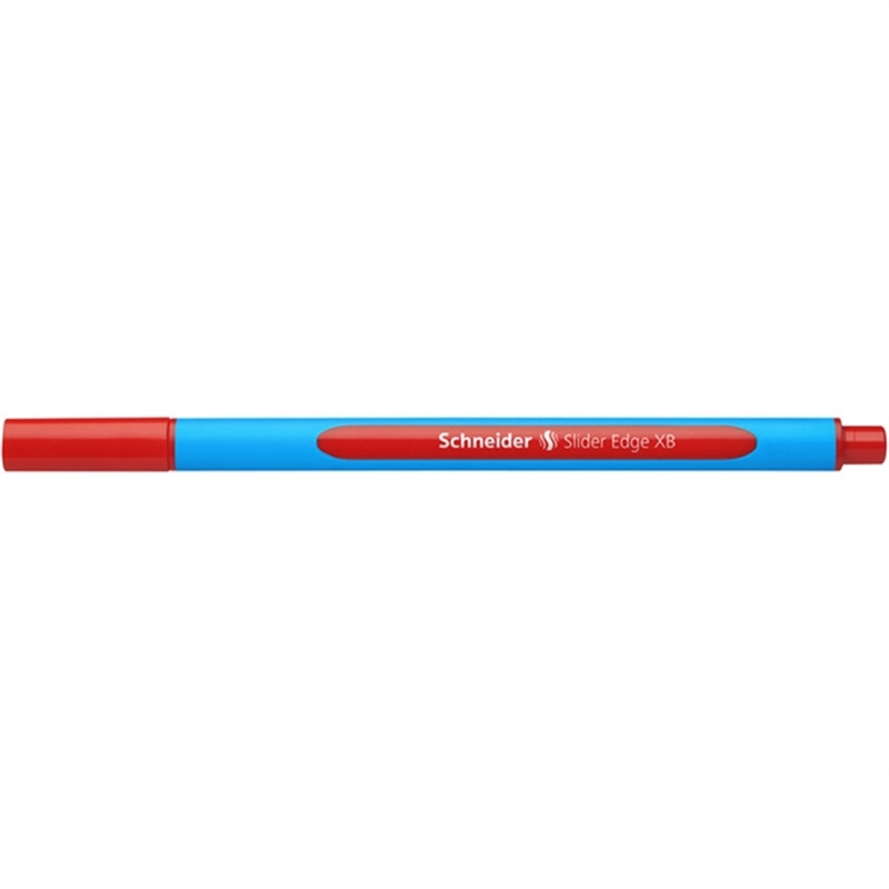 schneider-kugelschreiber-slider-edge-einweg-mit-kappe-xb-schreibfarbe-rot