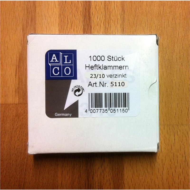 alco-heftklammer-23/10-verzinkt-1-000-stueck