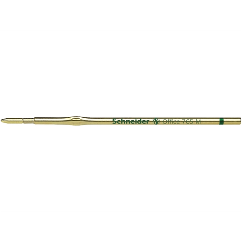 schneider-kugelschreibermine-office-765-standard-metall-m-schreibfarbe-gruen-10-stueck