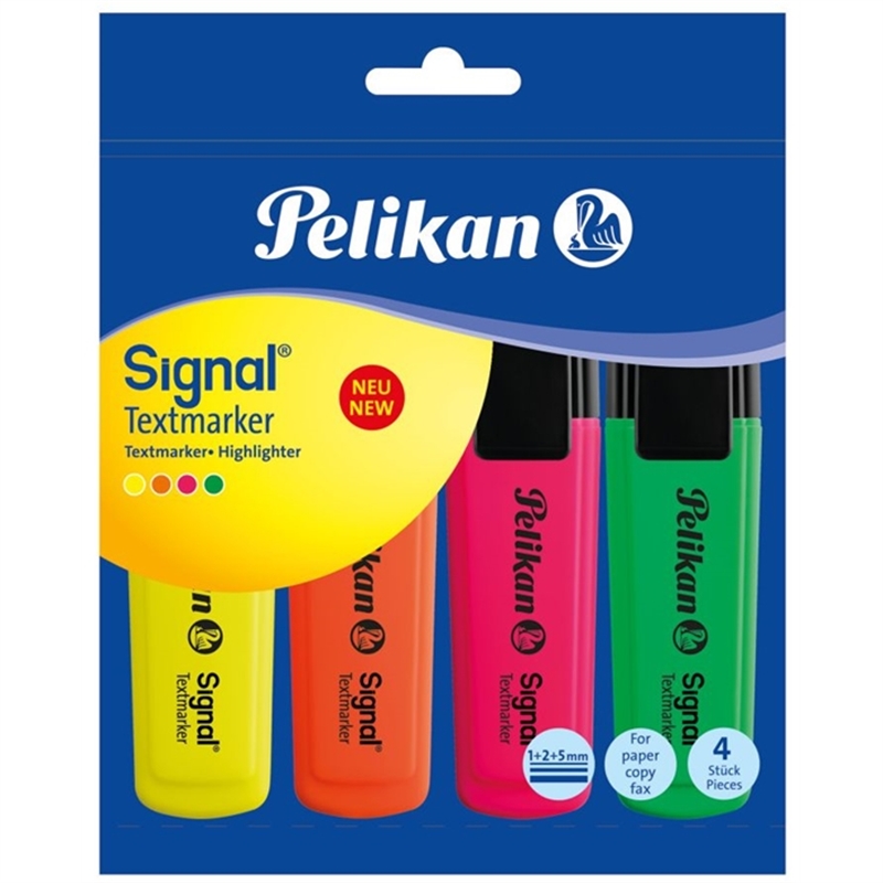 pelikan-804707-signal-highlighter-4-colours