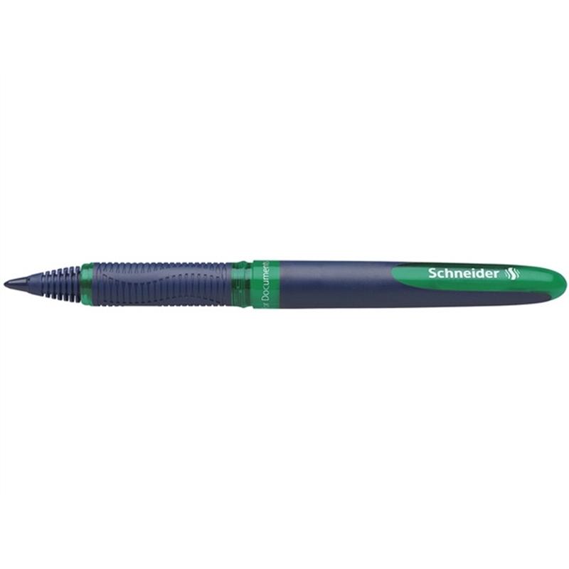 schneider-tintenkugelschreiber-one-business-mit-kappe-0-6-mm-schreibfarbe-gruen
