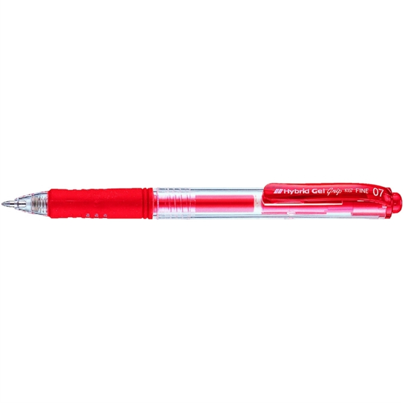 pentel-gelschreiber-hybrid-gel-grip-k157-druckmechanik-0-35-mm-schreibfarbe-rot