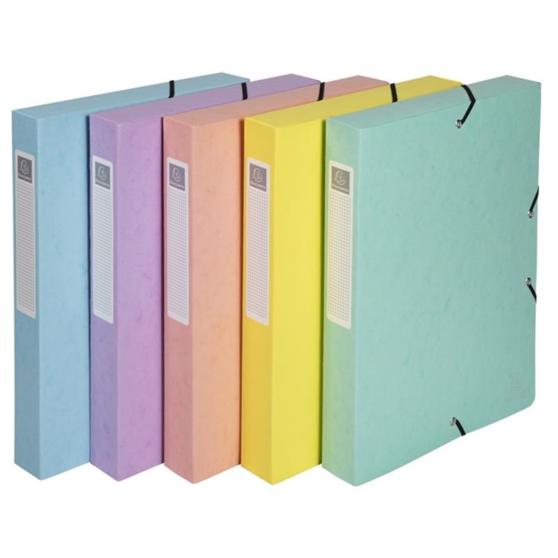 archivbox-aus-beschichtetem-karton-ruecken-40mm-colorspan-karton-serie-aquarel-a4-farben-sortiert