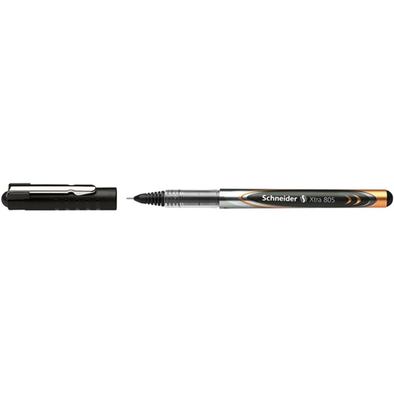 schneider-tintenkugelschreiber-xtra-805-mit-kappe-0-5-mm-schreibfarbe-schwarz