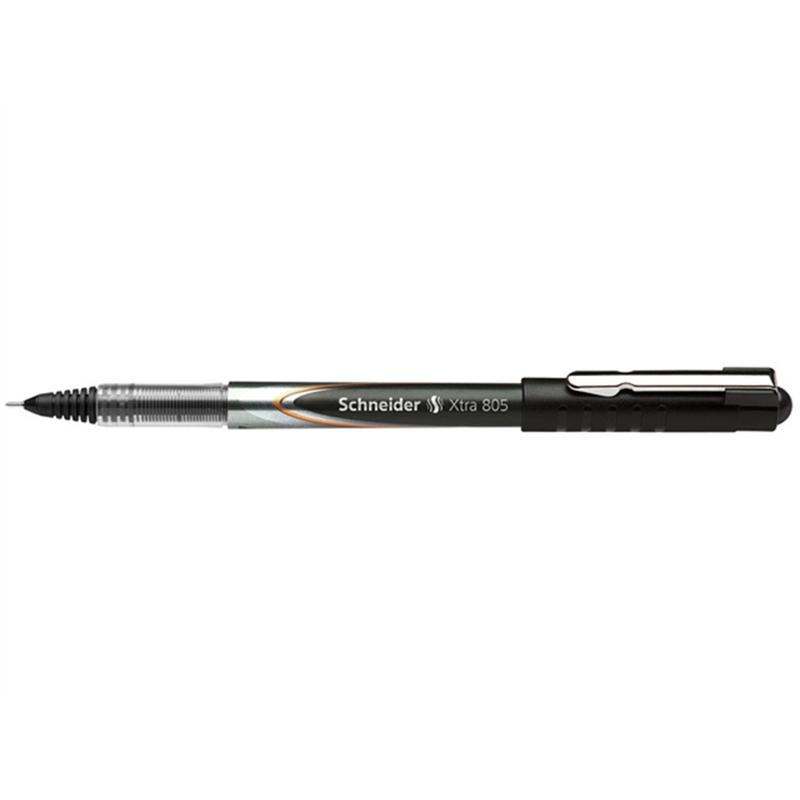 schneider-tintenkugelschreiber-xtra-805-mit-kappe-0-5-mm-schreibfarbe-schwarz