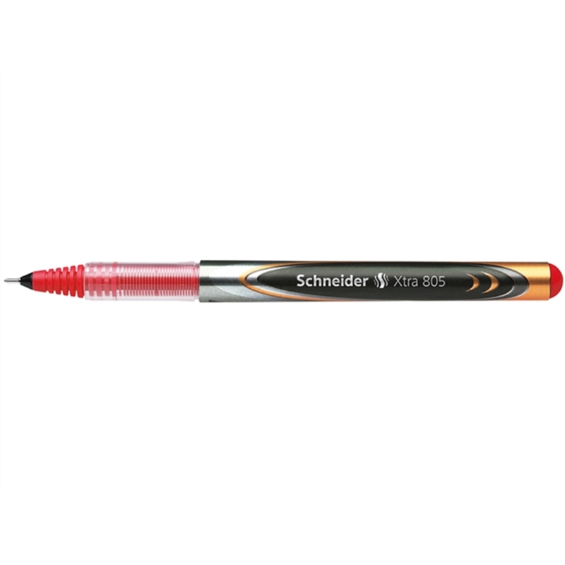 schneider-tintenkugelschreiber-xtra-805-mit-kappe-0-5-mm-schreibfarbe-rot