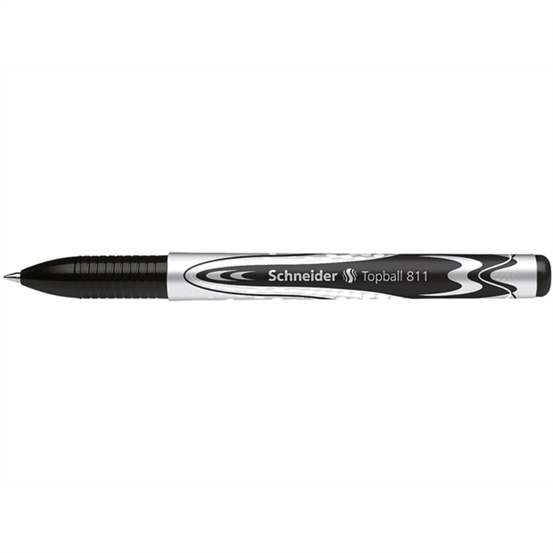 schneider-tintenkugelschreiber-topball-811-mit-kappe-0-5-mm-schreibfarbe-schwarz
