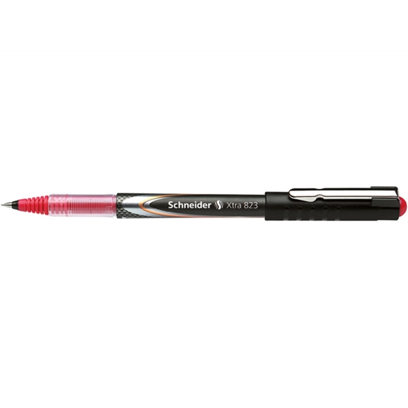 schneider-tintenkugelschreiber-xtra-823-mit-kappe-0-3-mm-schreibfarbe-rot