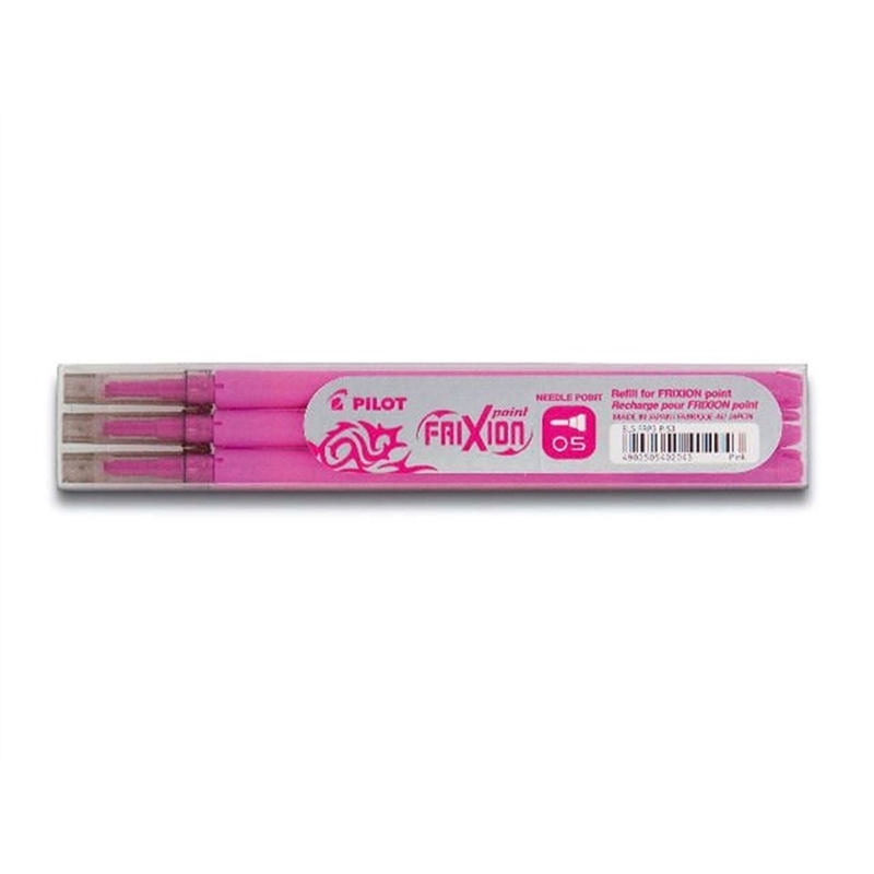 pilot-tintenkugelschreibermine-frixion-point-f-0-3-mm-schreibfarbe-pink-3-stueck