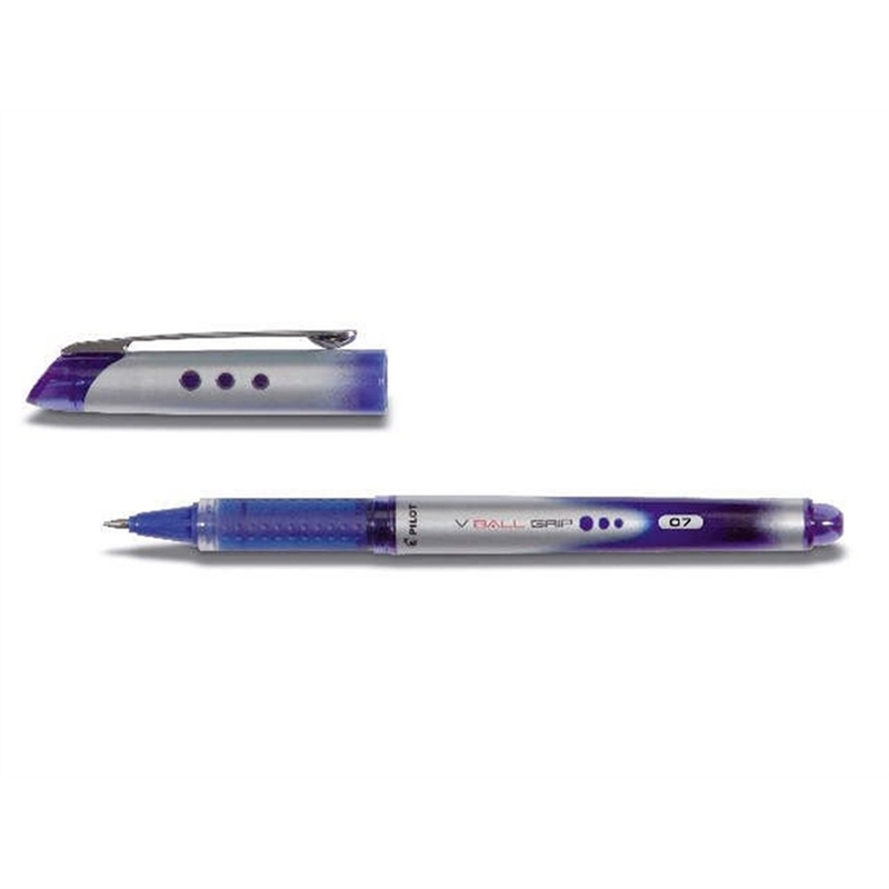 pilot-tintenkugelschreiber-v-ball-grip-bln-vbg-7-mit-kappe-0-5-mm-schreibfarbe-blau