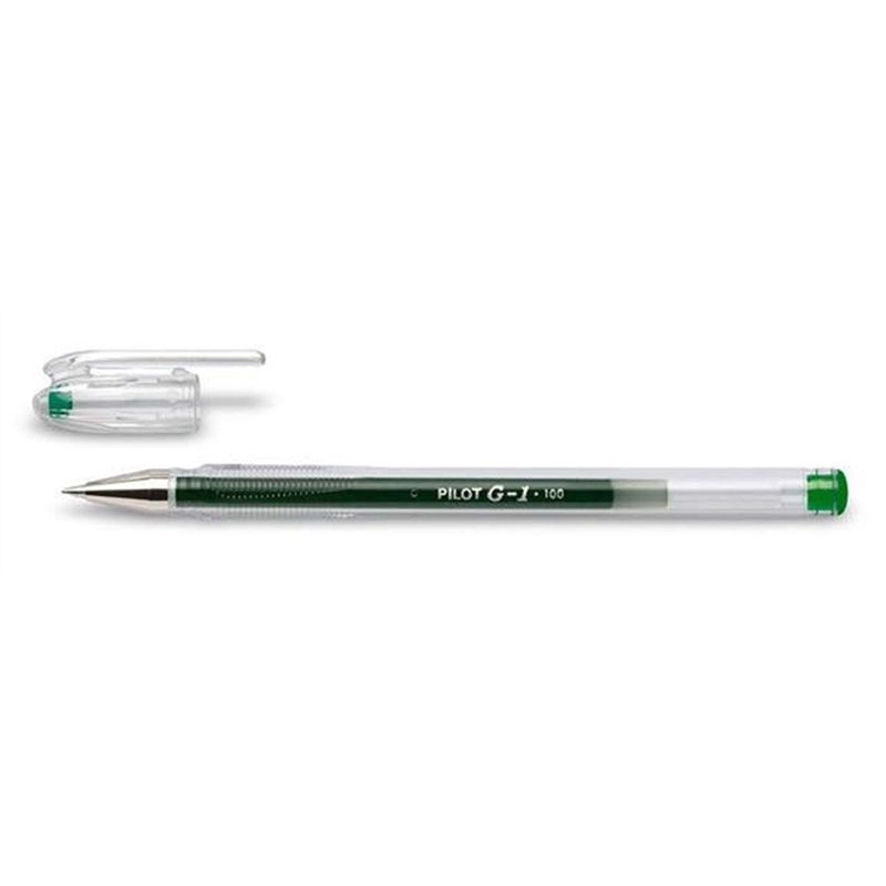 pilot-gelschreiber-klassik-bl-g1-bl-g1-5t-mit-kappe-0-3-mm-schreibfarbe-gruen