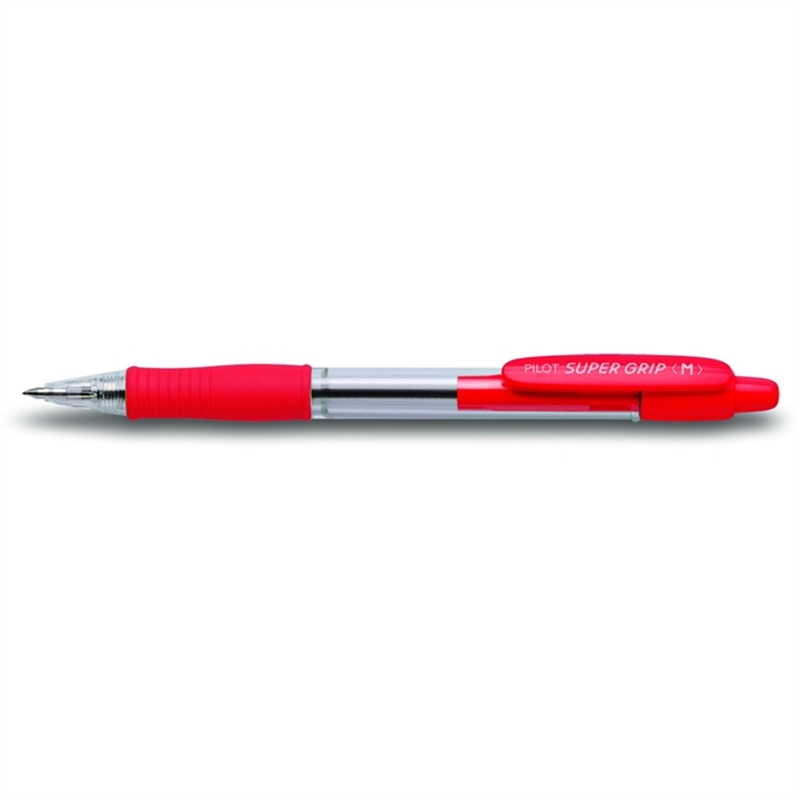 pilot-kugelschreiber-super-grip-bpgp-10r-m-druckmechanik-0-4-mm-schreibfarbe-rot