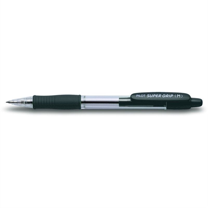 pilot-kugelschreiber-super-grip-bpgp-10r-m-druckmechanik-0-4-mm-schreibfarbe-schwarz