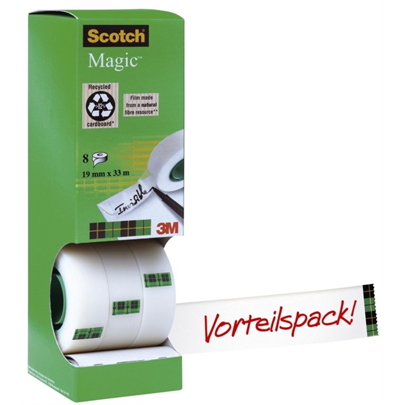 scotch-klebeband-magic-tape-810-zelluloseacetat-selbstklebend-permanent-19-mm-x-33-m-transparent-8-rollen