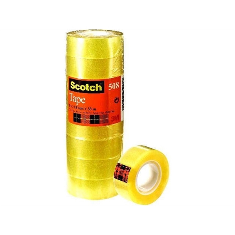 scotch-klebeband-508-pp-selbstklebend-15-mm-x-33-m-transparent-10-rollen
