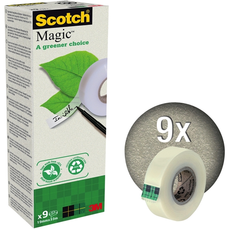 scotch-klebeband-magic-a-greener-choice-selbstklebend-permanent-19-mm-x-33-m-transparent-9-rollen