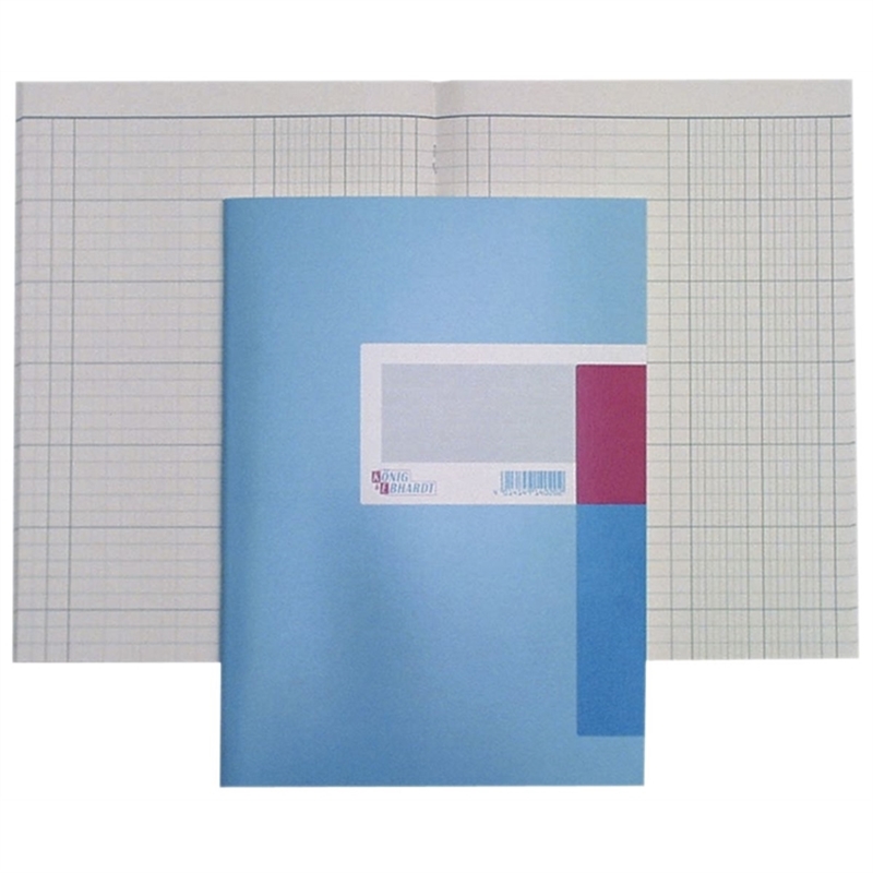 k-e-geschaeftsbuch-glanzkarton-2-spalten-fester-kopf-a4-einbandfarbe-blau-40-blatt