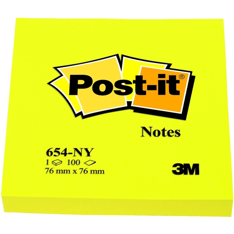 post-it-haftnotiz-76-x-76-mm-neongelb-100-blatt-6-stueck