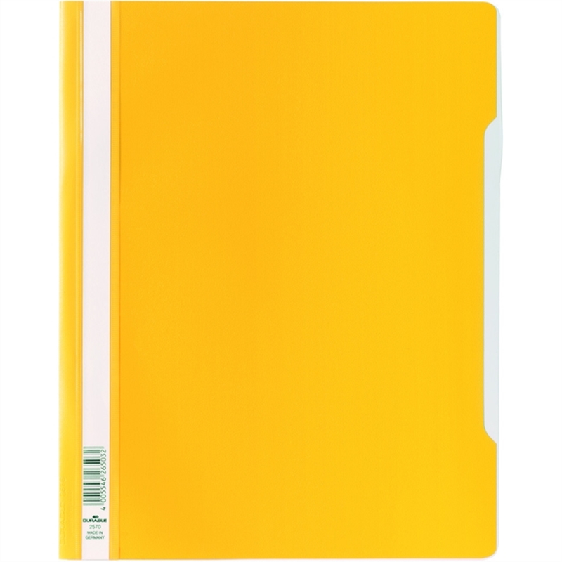 durable-schnellhefter-transparenter-vorderdeckel-kaufmaennische-heftung-a4-gelb