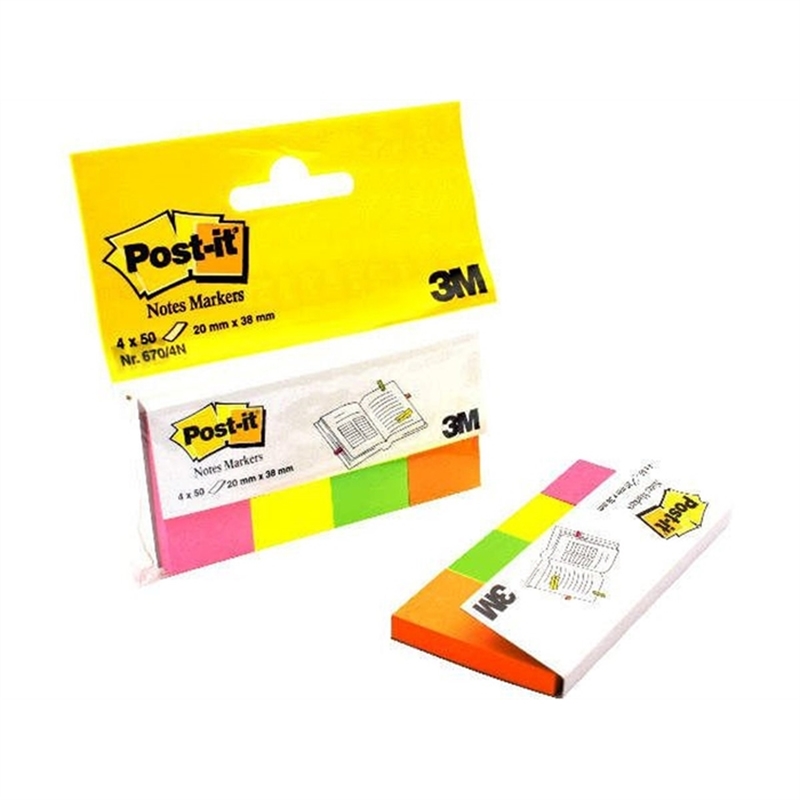 post-it-haftnotiz-page-marker-neon-20-x-38-mm-pink/gelb/gruen/orange-50-blatt-4-blocks