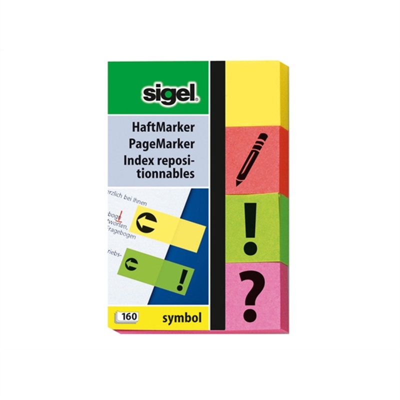 sigel-haftmarker-page-marker-symbol-50-x-20-mm-4farbig-sortiert-4-x-40-blatt-1-stueck