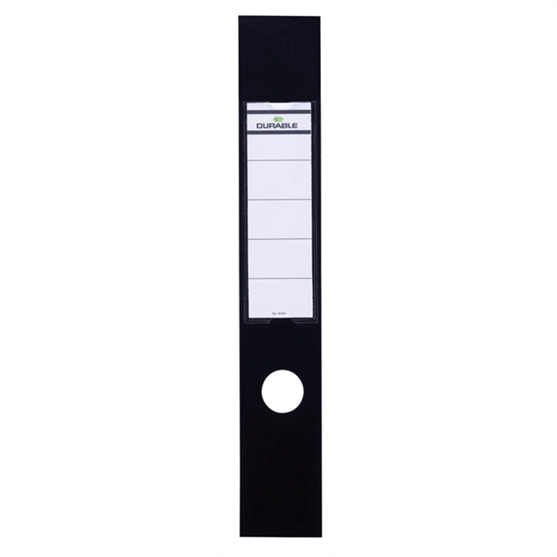 durable-rueckenschild-ordofix-selbstklebend-kunststoff-breit-/-lang-60-x-390-mm-schwarz-10-stueck