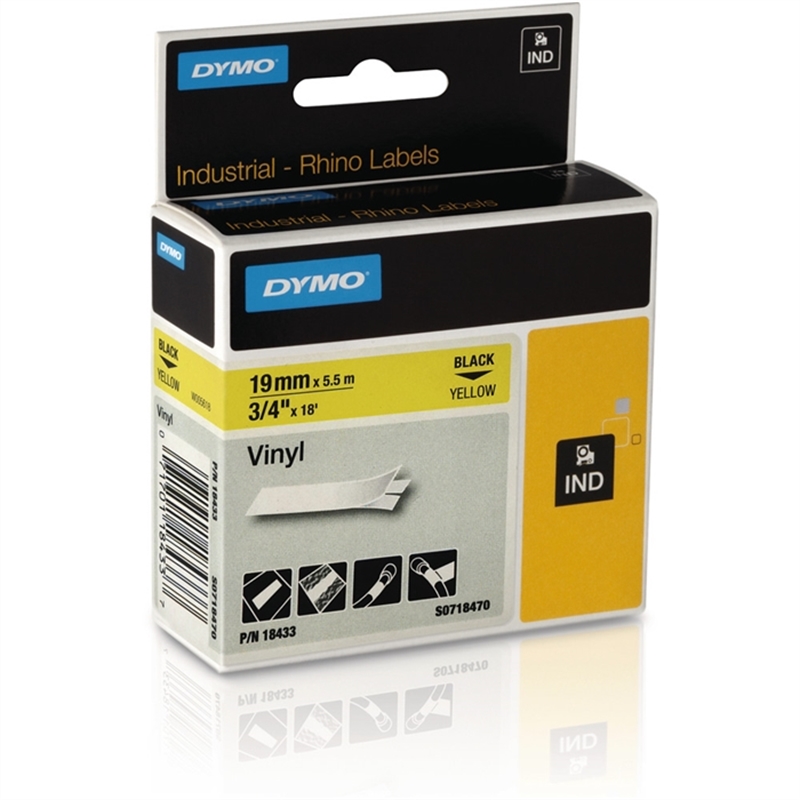 dymo-schriftbandkassette-rhino-vinyl-19-mm-x-5-5-m-schwarz-auf-gelb
